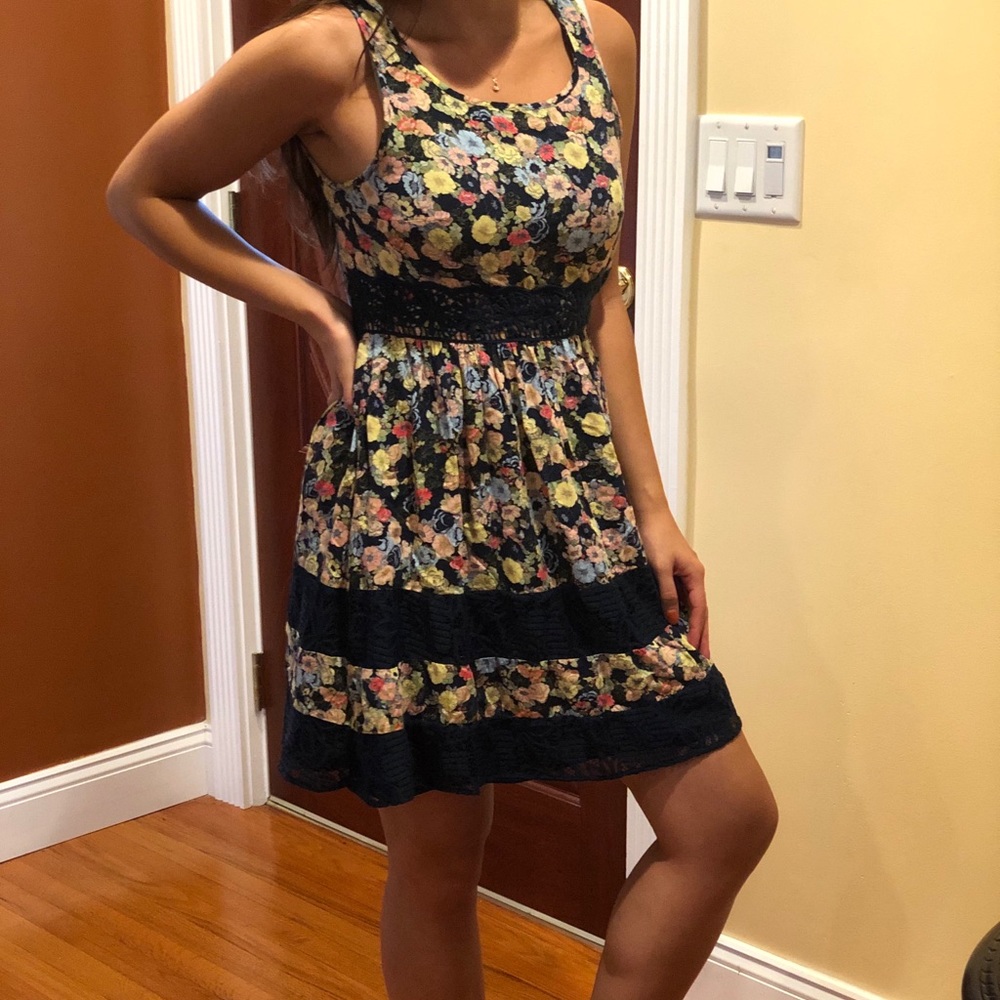 Lauren Conrad Lace Floral Dress